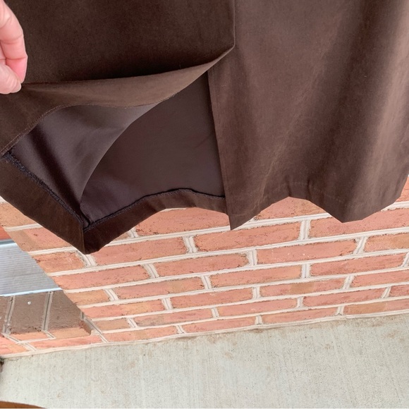 Dark brown maxi / midi skirt. Size 14 - Picture 3 of 7